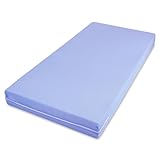 MSS e.K. Roll-Matratze Easy Active 190x100x11cm H3 Bezug Blau Schaumstoff