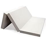 Milliard Klappmatratze 90x135 – 1-Personen-Matratze mit Memory-Schaum – Klappmatratze Anti-Milben – Reisematratze, Camping – Abnehmbarer und Waschbarer Bezug (Doppel Matelas, 135 x 190 x 10 cm)