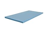 HOMEDI Viskoelastische Matratzenauflage, 150 x 190 x 5 cm, Memory-Schaum mit Gelpartikeln und Airflow-System, ergonomische Matratze