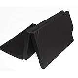 Mayaadi Home Schlafauflage Matratze Klappmatratze V-Klasse Vito Tourer Bett Faltbare Materaze Faltmatratze Bus Camping Gästebett Klappba 190x142x8 cm Schwarz