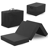 Arensberger Amalia Gästebett Klappmatratze 120x200 cm | 16 cm XXL NANOCELL® Gelschaum | Faltmatratze mit Transporttasche | Gästematratze Klappbar für Boden, Kinder & Camping