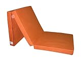 Natalia Spzoo - Faltmatratze 195 x 65 x 10 cm für einen erholsamen Schlaf – Klappmatratze mit Schaumstoffkern & abnehmbarem Bezug – 3-teilige klappbare Schlafmatte