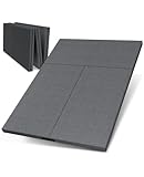 lionto dibea Klappmatratze 3in1 140x200x8 cm mit Husse Gästematratze Schlafmatratze Notbett Sitzwürfel Bezug abnehmbar waschbar Oeko-Tex grau