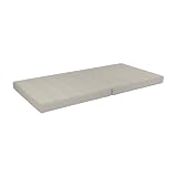 POKAR Matratze für Modulares Kindersofa | Faltmatratze 160x80x8 cm | Ergänzungselement für Spielsofa aus Schaumstoff mit Cord-Bezug | Oeko-Tex 100 Zertifiziert | Sandige Dämmerung
