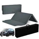 xxjolavv Dicke warme atmungsaktive Faltbare Fahrzeugmatratze kompatibel mit VW T32 T4 T5 T6 T6.1 T7 Multivan California Beach Caravelle und Transporter 186 * 148 * 8cm Wohnmobil Camper zubehör