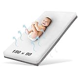 Ehrenkind® Kindermatratze Pur | Baby Matratze 90x180 | Babymatratze 90x180 aus hochwertigem Schaum und Hygienebezug