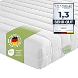 DREAMSTAR Easy Flex | orthopädische 7-Zonen Kaltschaummatratze | Öko-Tex Zertifiziert | Härtegrad 2 und 3 (H2 & H3) | Rollmatratze | Made in EU I 90 x 190 cm