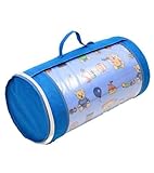 Kinderbettmatratze Babymatratze 60x120 cm Kinder Rollmatratze mit Reisetasche und TÜV, Tasche, Bezug 100% Baumwolle Mehrfarbig