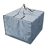 Opaltool Gartenmöbel Aufbewahrungstasche, Aufbewahrungstasche Für Loungekissen, Kissen Aufbewahrungstasche Outdoor Square 210D Oxford Wasserdicht, 81X81X61CM