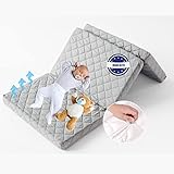 Klappmatratze Reisematratze in drei Größen 60x120 | 70x140 | 70x200 cm, grau 7 cm hoch, Faltbare Matratze Reisebett Gästebett Matratze Klappbar - für Baby Reisebett oder als Gästematratze 120 x 60 cm