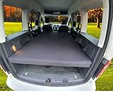 BREMER SITZBEZÜGE Klappmatratze kompatibel mit VW Caddy ab 2003-2022 Bettverlängerung Camping Zubehör Wohnmobilbett Camper Schlafauflage L 180 x B 110 x H 10 cm Kaltschaummatratze Klappsystem