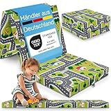 ELONEO Klappmatratze 70x190 cm, 9 cm hoch, Klappmatratze Kinder faltbar, klappbare Gästematratze, Faltbare Matratze, Reisematratze für Kinder und Erwachsene für Reisen und Camping