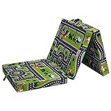 VitaliSpa Faltmatratze, Grün/Blau, 190 x 70 cm