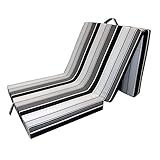 VitaliSpa Faltmatratze, Gästematratze, Schwarz/Weiß, 190 x 70 cm