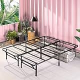 Zinus SmartBase Bett 140x200 cm - Höhe 35 cm - Ideal für ein Gästebett - Stauraum unter dem Bett - Schwarz
